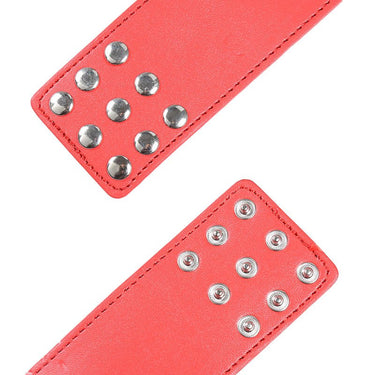 Manette Rosse Regolabili con Catena in PVC e Ferro – Piacere Sicuro